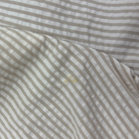 Polo Ralph Lauren  Men’s Seersucker Suit Large Blazer & Pants Striped Tan 36/30 - Picture 9 of 16